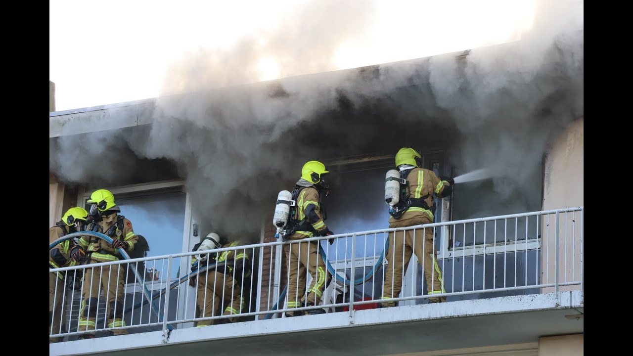 Grote brand flat #Kievitlaan #Capelle aan den IJssel