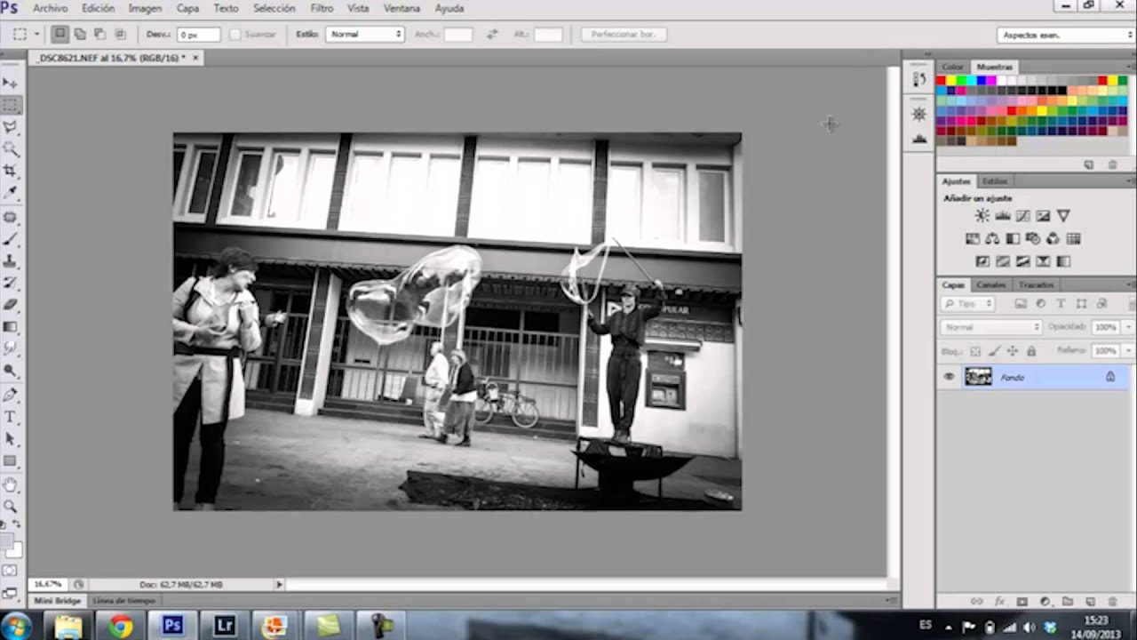 ORIGO  Como cambiar el fondo de Photoshop y mejorar la percepción (Photoshop CS6)