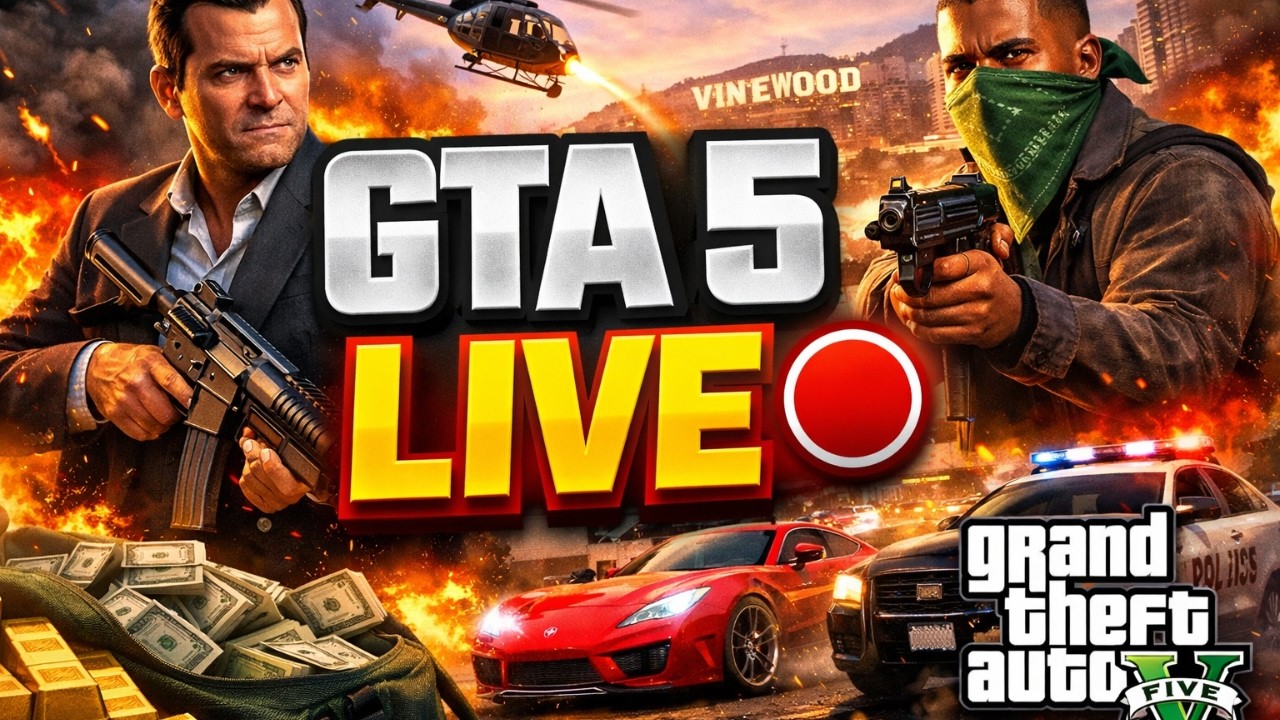 GTA 5 ONLINE LIVE 🔴 Grinding Money, Missions & Fun with Viewers! | Hindi Gameplay