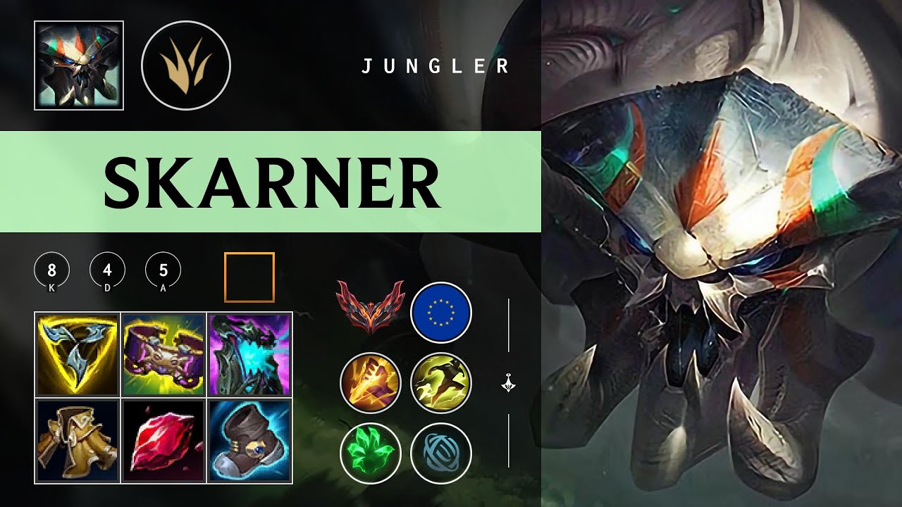 Skarner Jungle vs Kha'Zix - EUW Grandmaster Patch 26.03