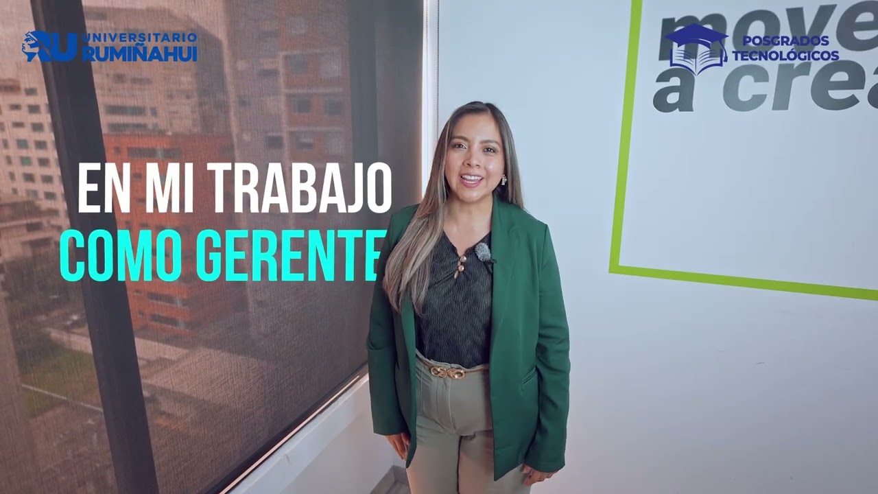 🎓 Impulsa tu carrera con las Maestrías Tecnológicas de cuarto nivel del Universitario Rumiñahui.