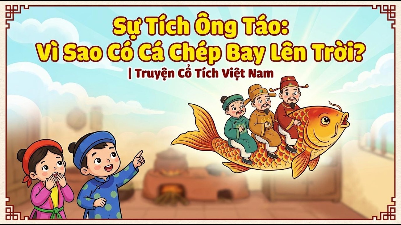 Sự Tích Ông Táo: Vì Sao Có Cá Chép Bay Lên Trời? | Truyện Cổ Tích Việt Nam