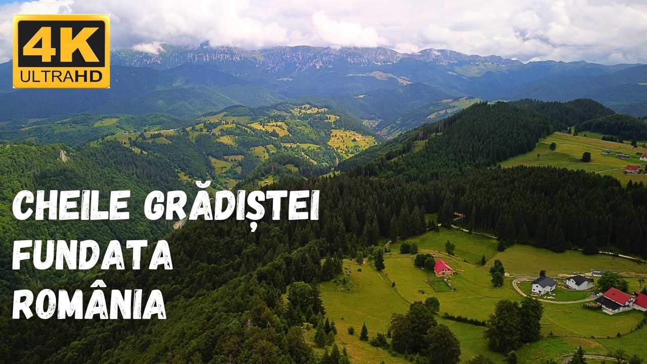 Cheile Gradistei Fundata, Brasov - Romania | Cadre superbe | Filmare drona 4K DJI Mini 3 #romania