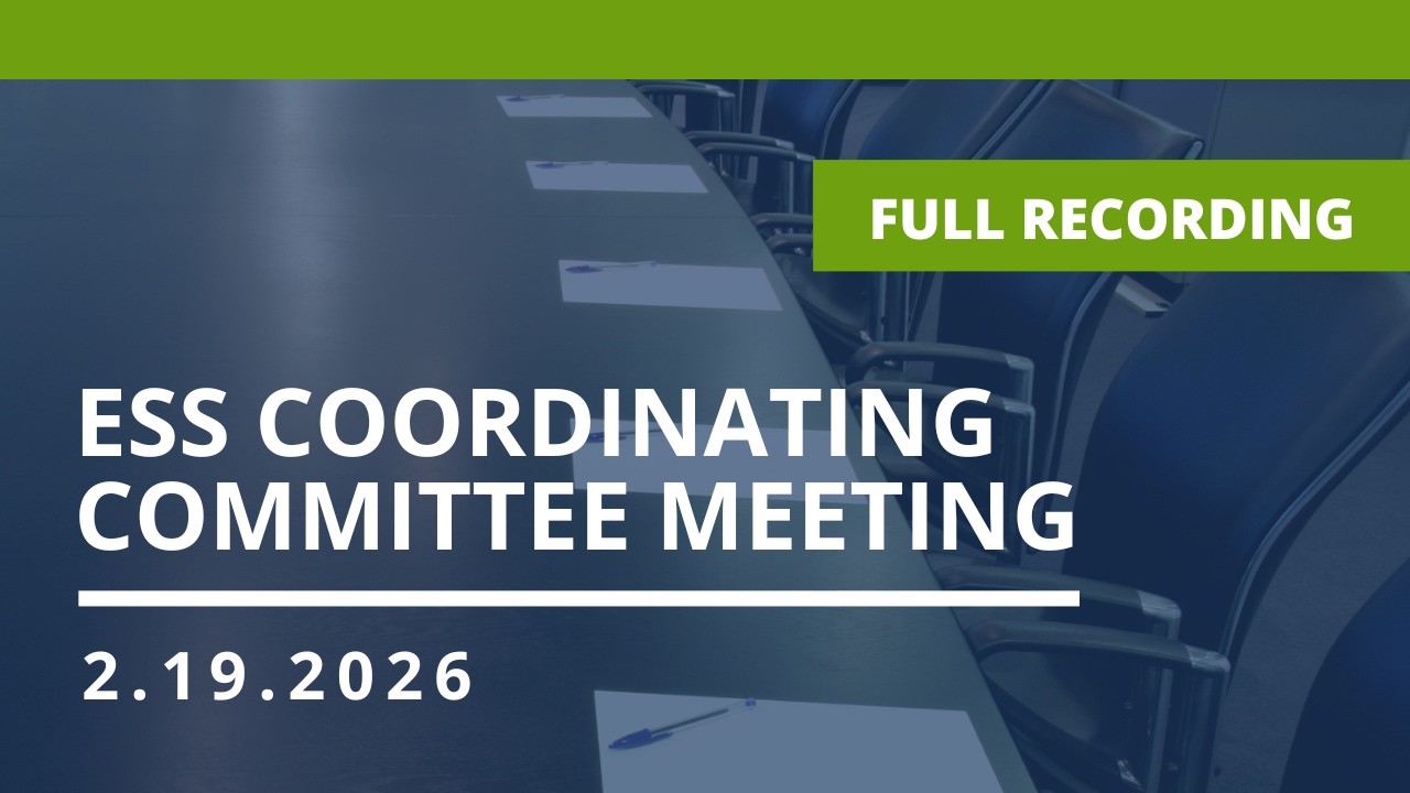 ESS Coordinating Committee - February 19, 2026