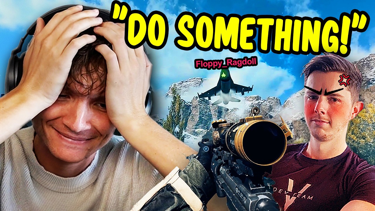 Floppy rages at me on the Battlefield