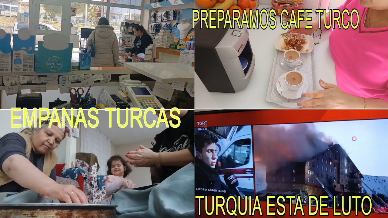 TURQUİA ESTA DE LUTO🇹🇷😪/VLOG FUİMOS AL TRABAJO DE MURAT
