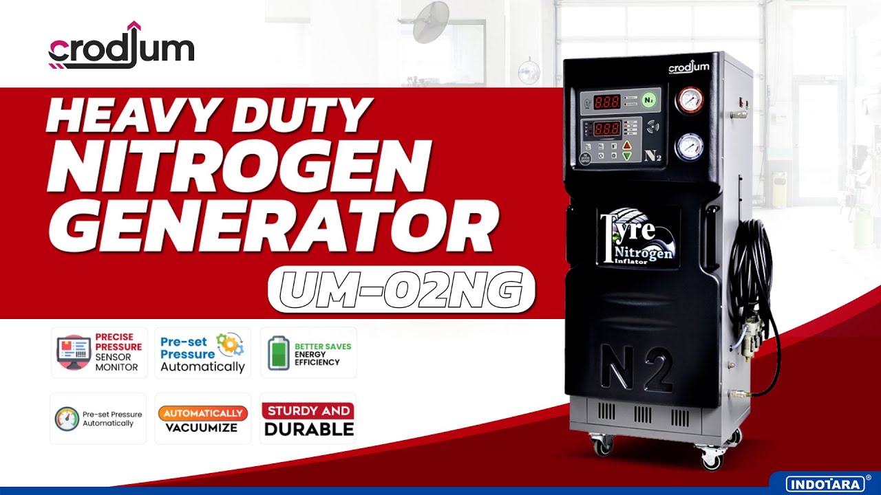 ISI BAN NITROGEN MURNI DENGAN CRODIUM HEAVY DUTY NITROGEN GENERATOR UM-02NG