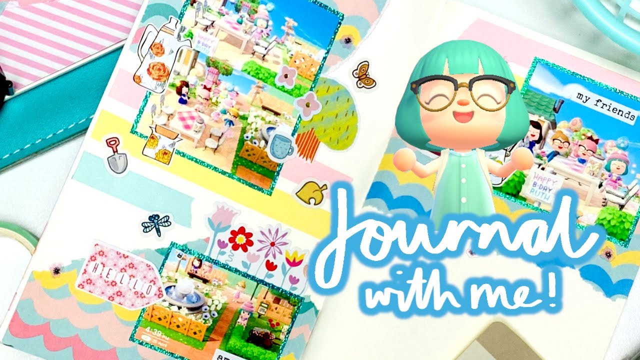 Animal Crossing, Journal With Me! 🌱| Creative Journaling Session 73