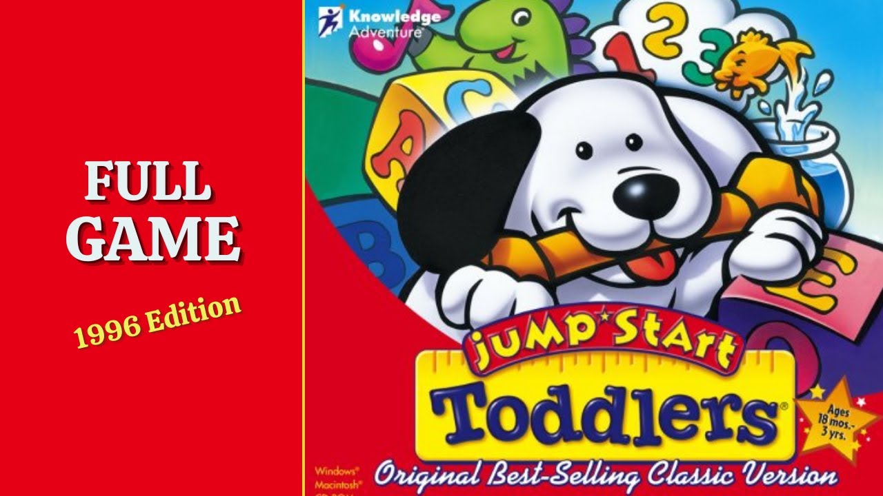 JumpStart Toddlers  (1996 PC Game) - Full Gameplay/Walkthrough (Longplay)