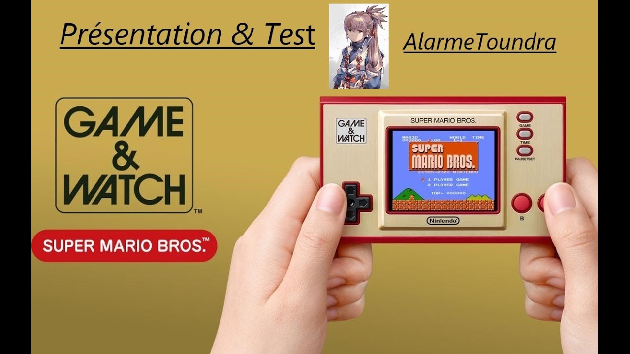 Présentation Game & Watch mini (Super Mario édition)
