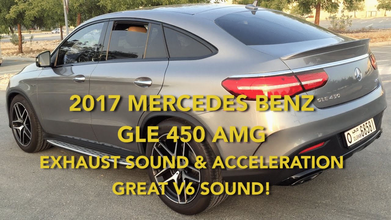 2017 Mercedes-Benz GLE 450 AMG Exhaust Sound & Acceleration - Great V6 Sound!