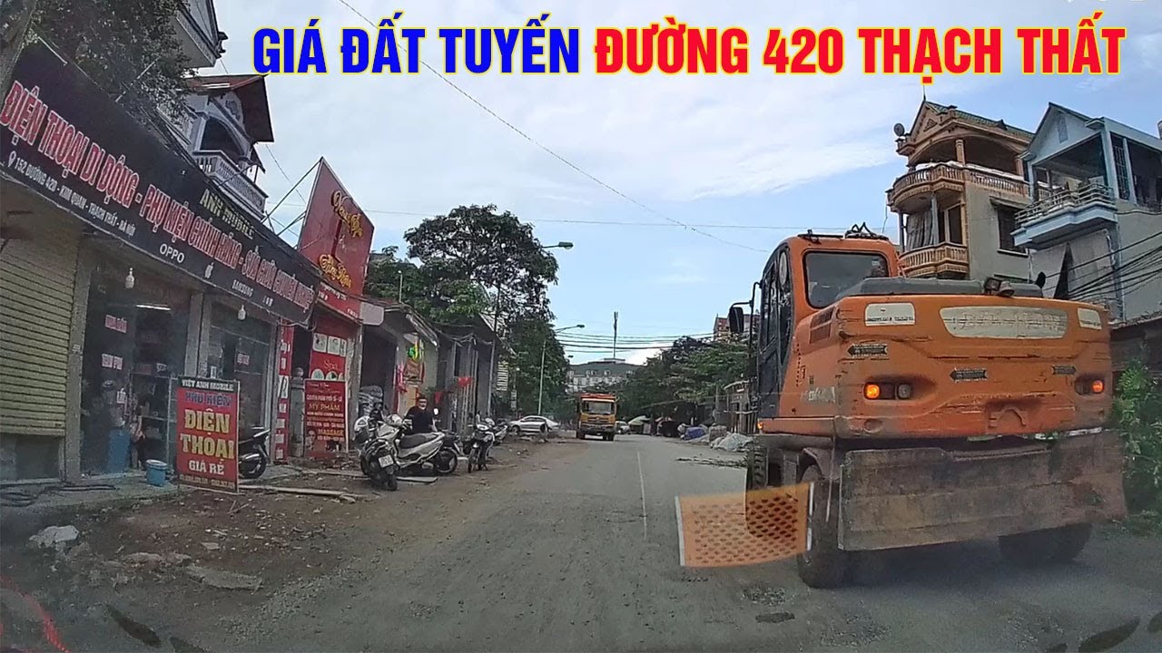 Gía đất tuyến đường 420 Huyện Thạch Thất ven Khu Công nghệ cao Hòa Lạc