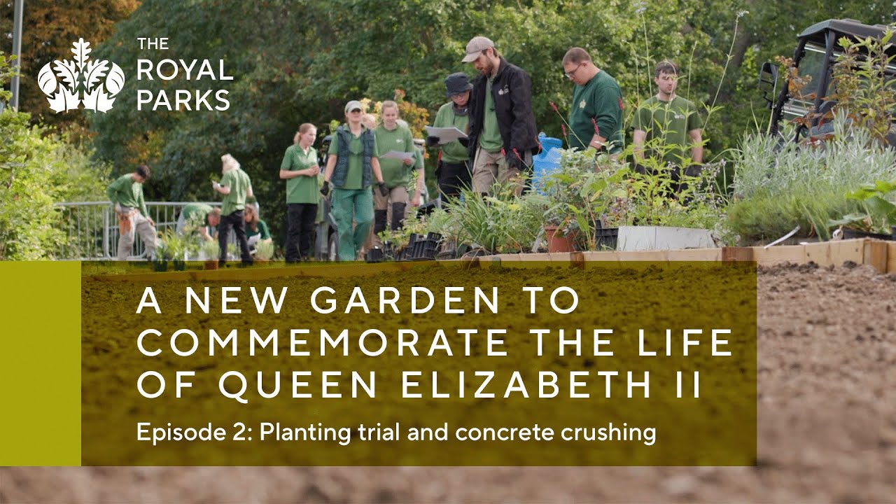 A new garden in The Regent's Park, London | Planting trial and concrete crushing | The Royal Parks