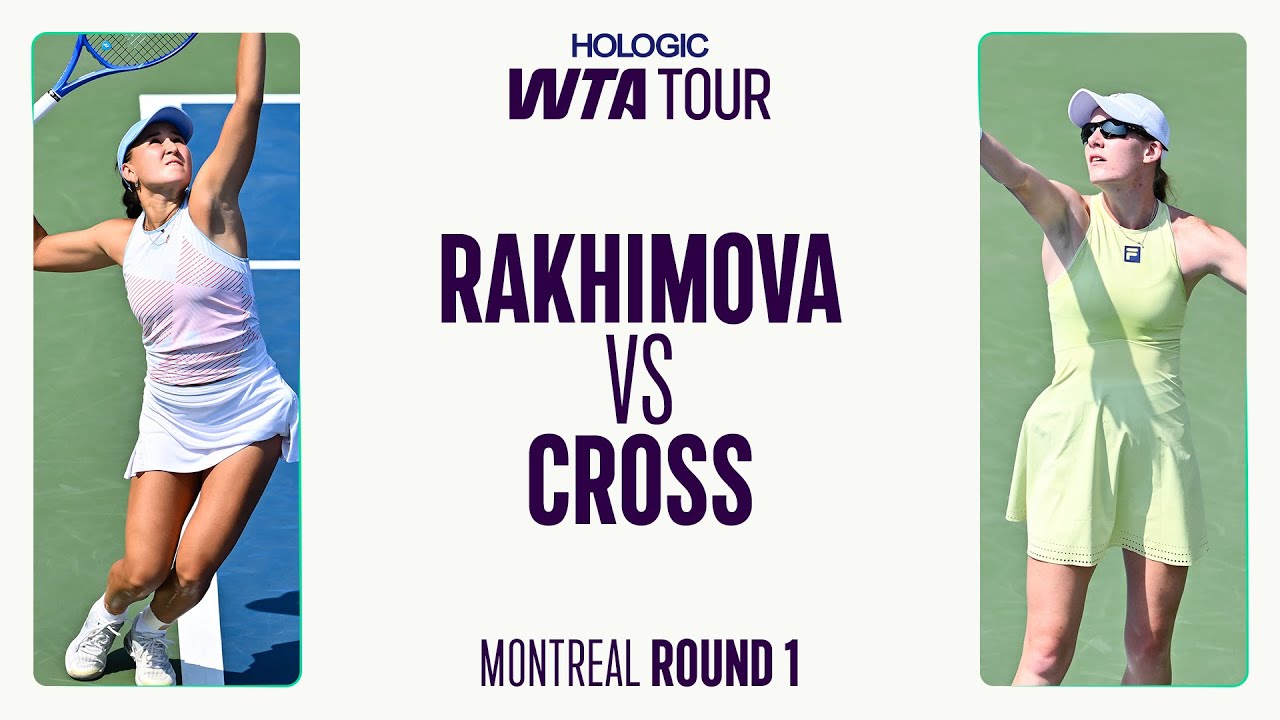 Kamilla Rakhimova vs. Kayla Cross | 2025 Montreal Round 1 | WTA Match Highlights