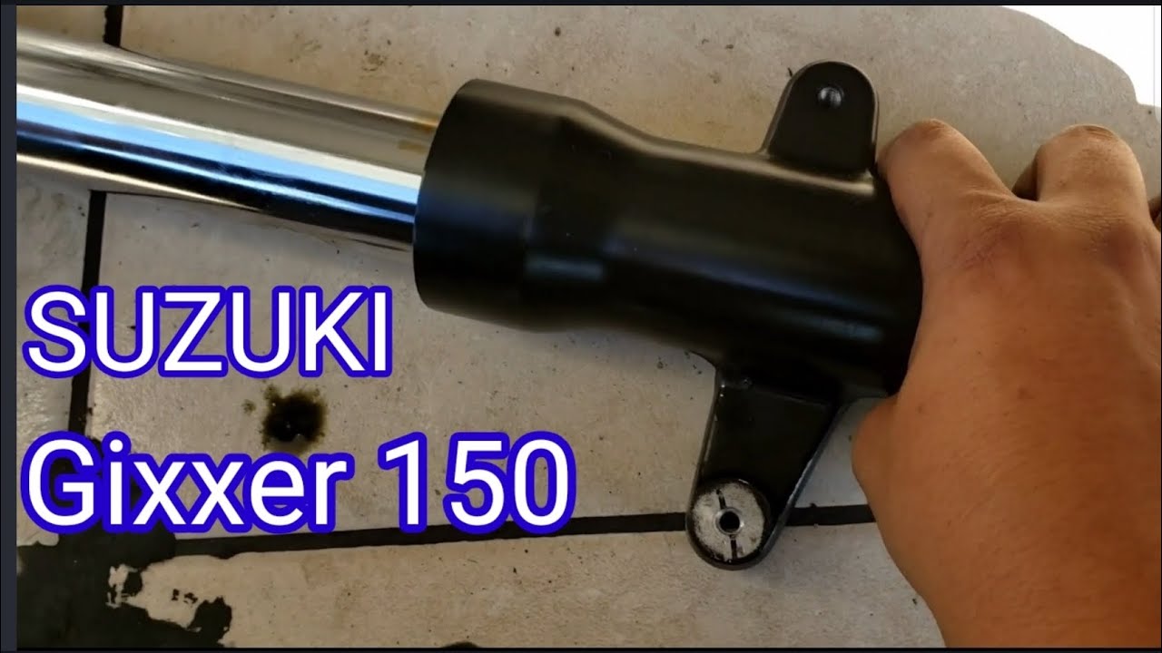 Remplazo de retenes de barras Suzuki Gixxer 150, cantidad de aceite, núm. de retenes y más(comlpeto)