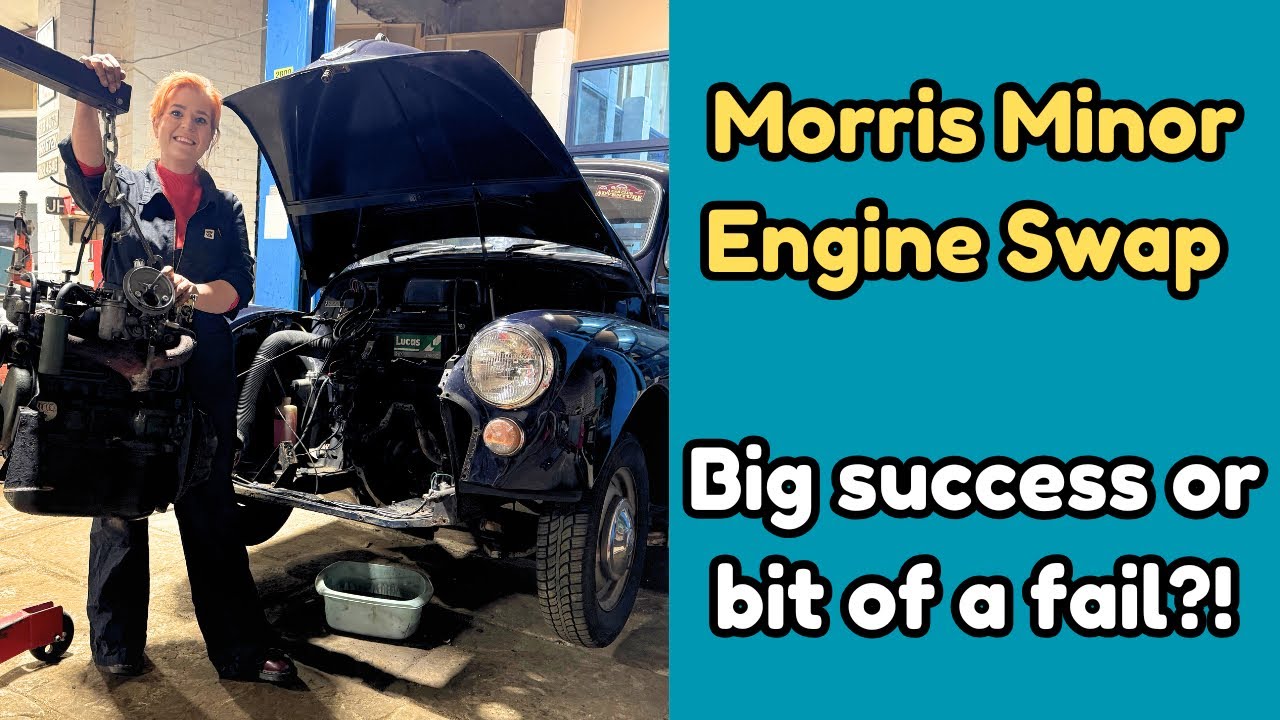 Morris Minor engine swap - a success or total fail?!