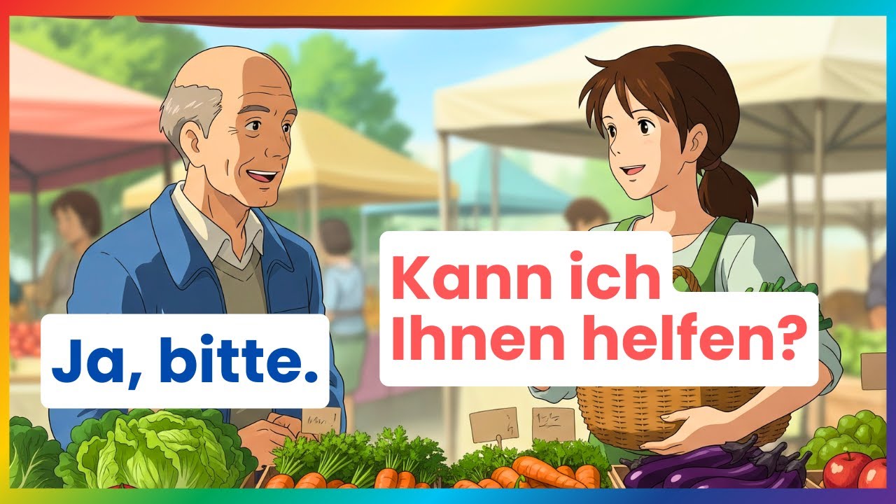 10 Einfache Alltagsdialoge auf Deutsch für Anfänger | Realistische Gespräche (A1-A2)