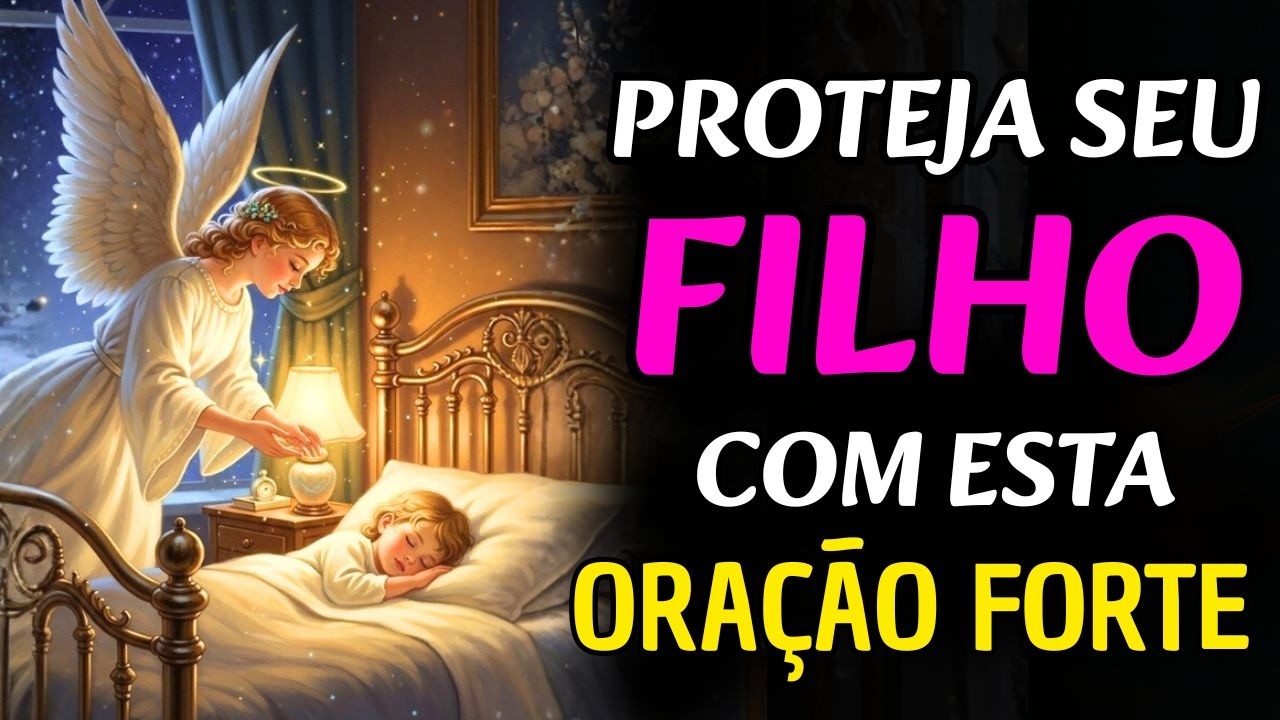 Oração COMPLETA e MUITO FORTE ao ANJO DA GUARDA para proteger Seu FILHO de todo mal