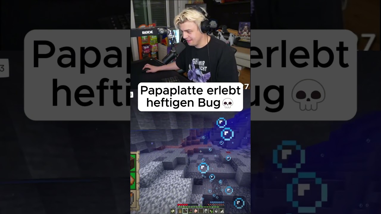 Papaplatte Bug Clip #minecraft #deutsch #twitch #papaplatteclips #clips #bug