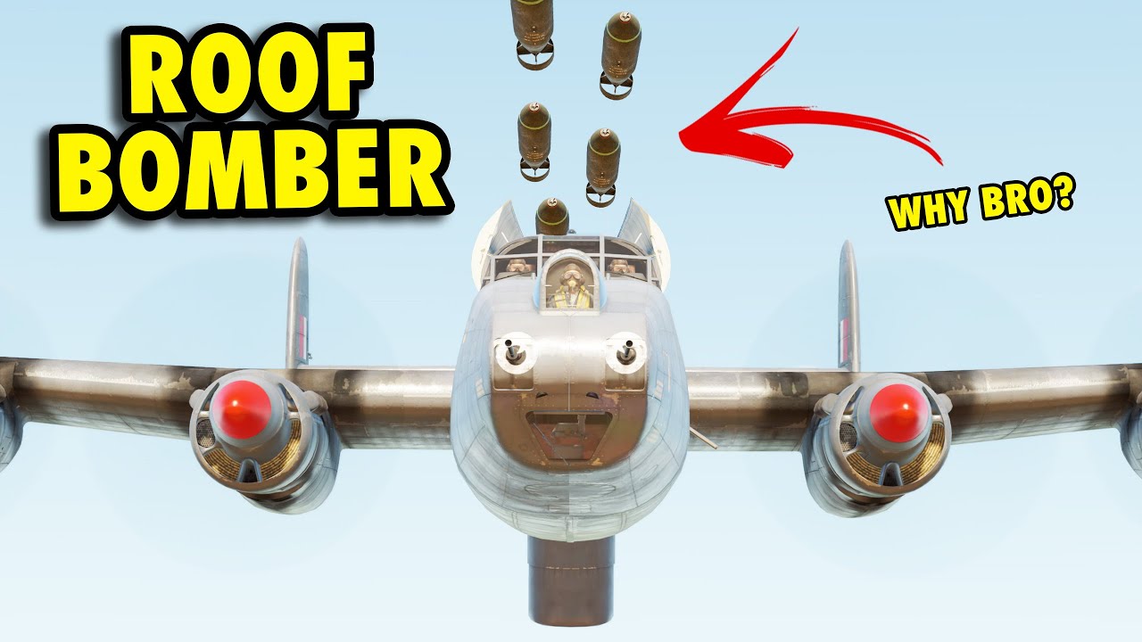 У этого БОМБАРДИРА СТРАННЫЙ трюк??? - Шеклтон в War Thunder