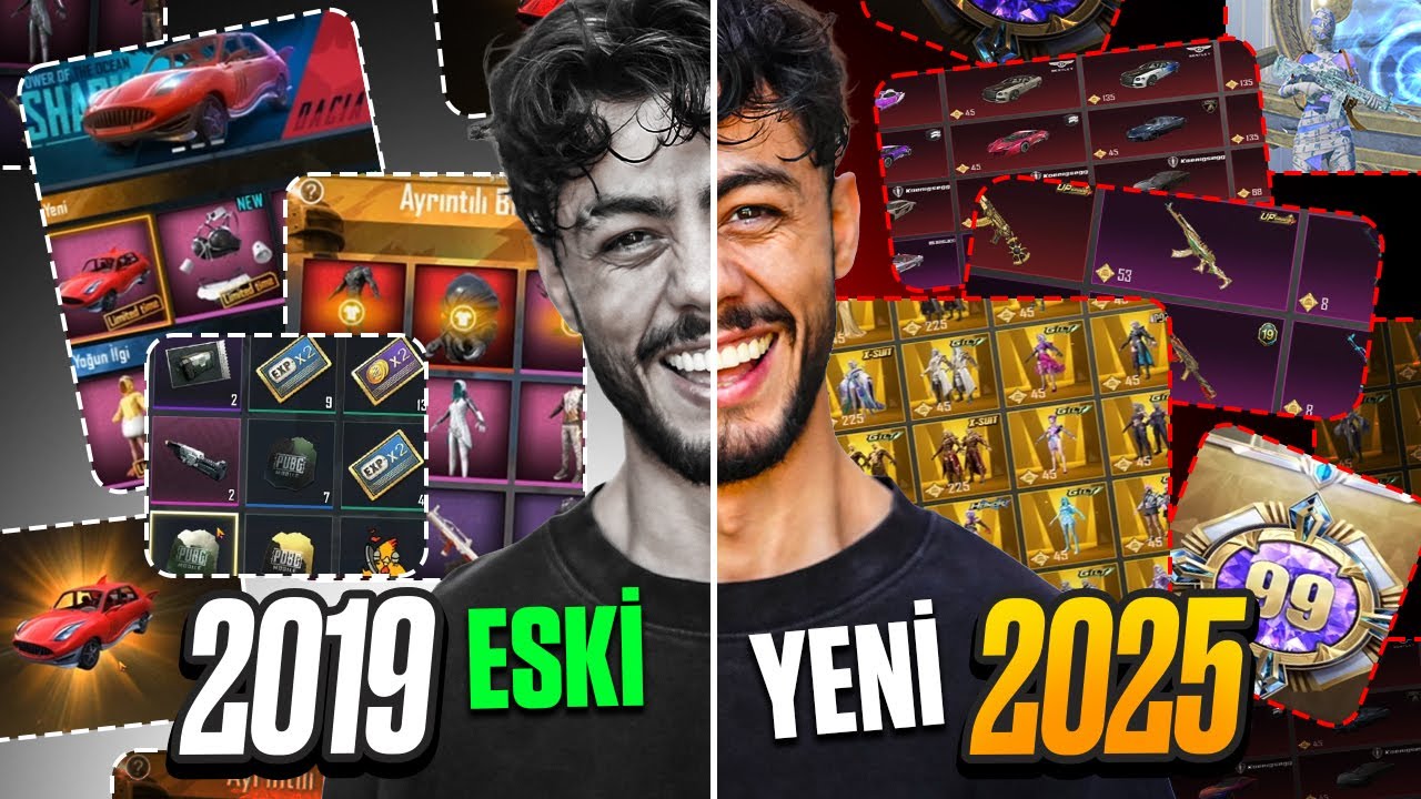2019'DAKİ HESABIM VS YENİ HESABIM!! - PUBG Mobile