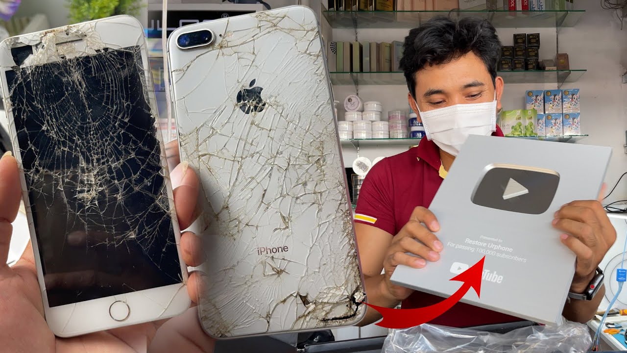 How to Restore iPhone 8 Plus Cracked - Destroyed iPhone Restoration