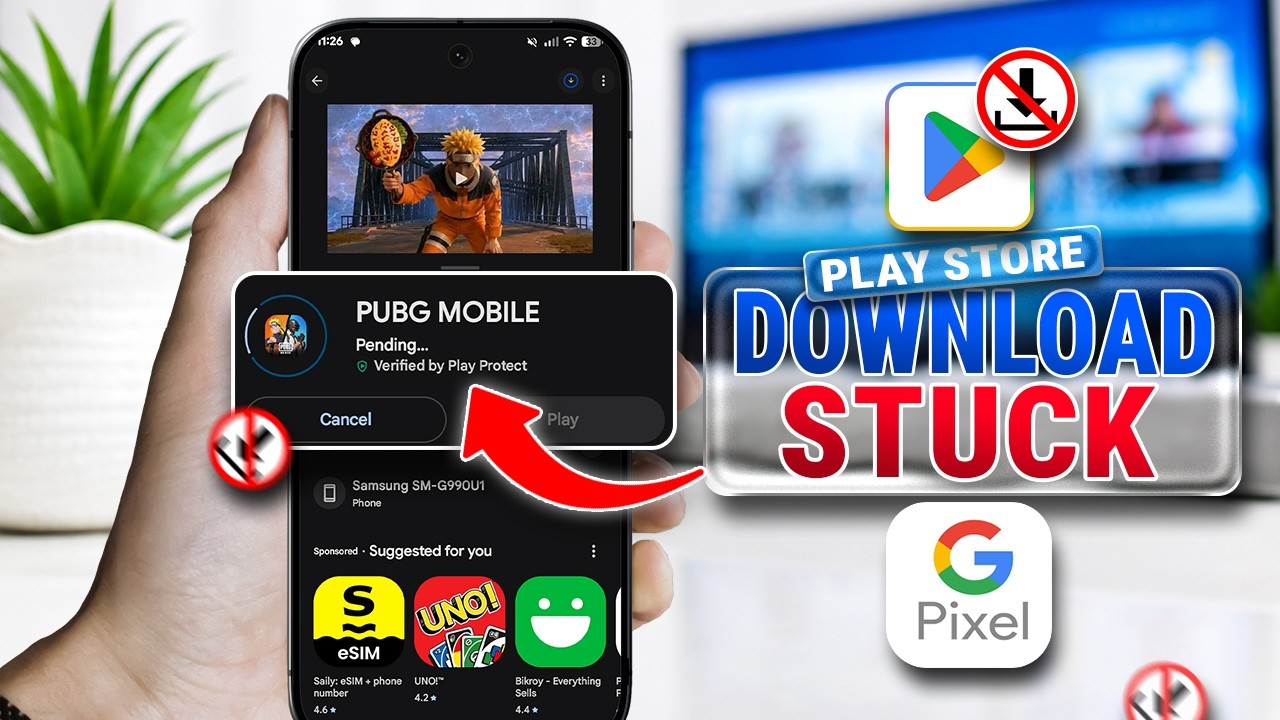 How to Fix Google Play Store Stuck on Pending Downloads on Google Pixel