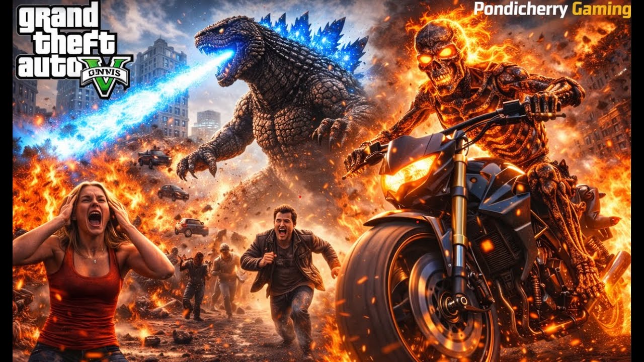 🔴 LIVE GTA V ONLINE | Hulk ATTACKS LOS SANTOS 😱|GTA 5 Godzilla Mod Gameplay 🦖🔥 #gta #shortsfeed