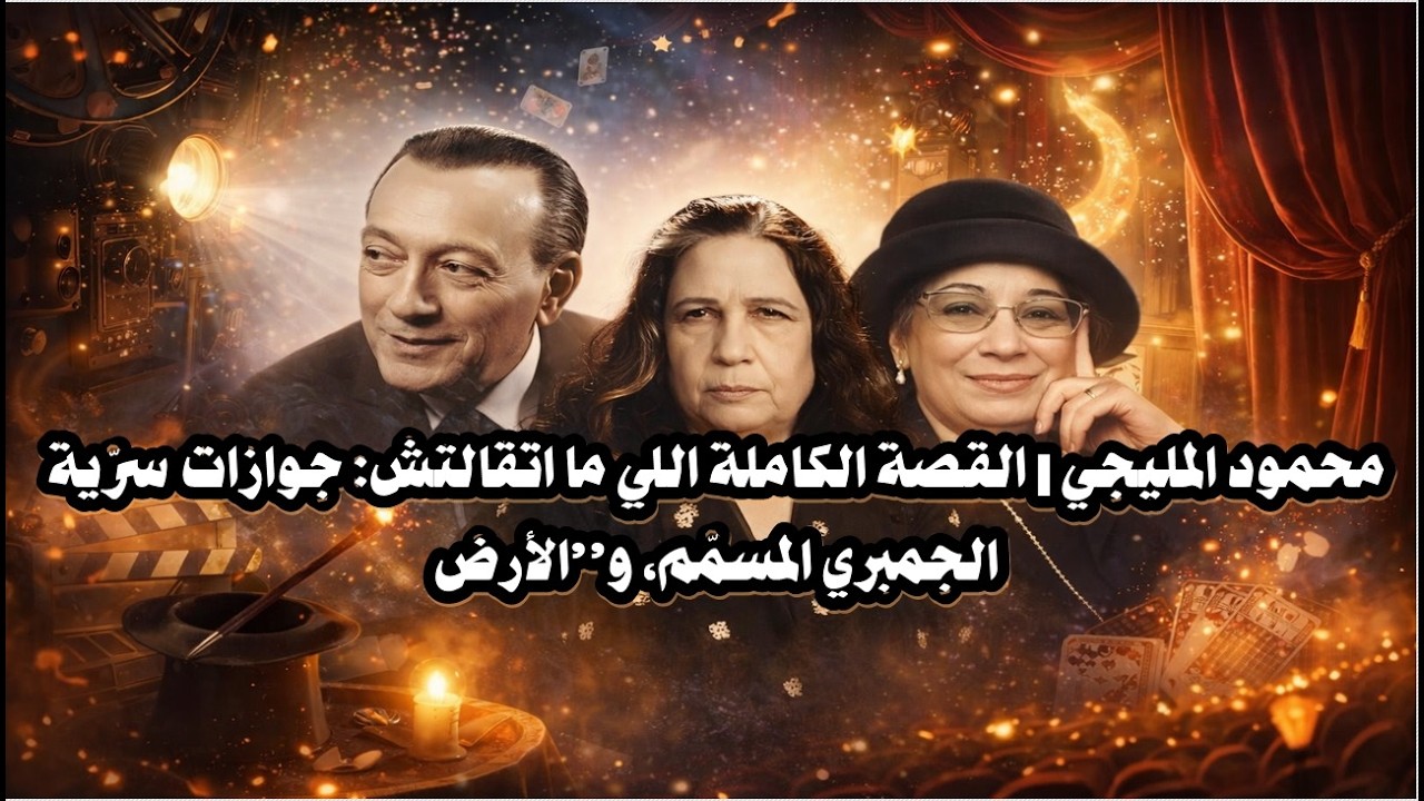 محمود المليجي  القصة الكاملة اللي ما اتقالتش جوازات سرّية، الجمبري المسمّم، و”الأرض