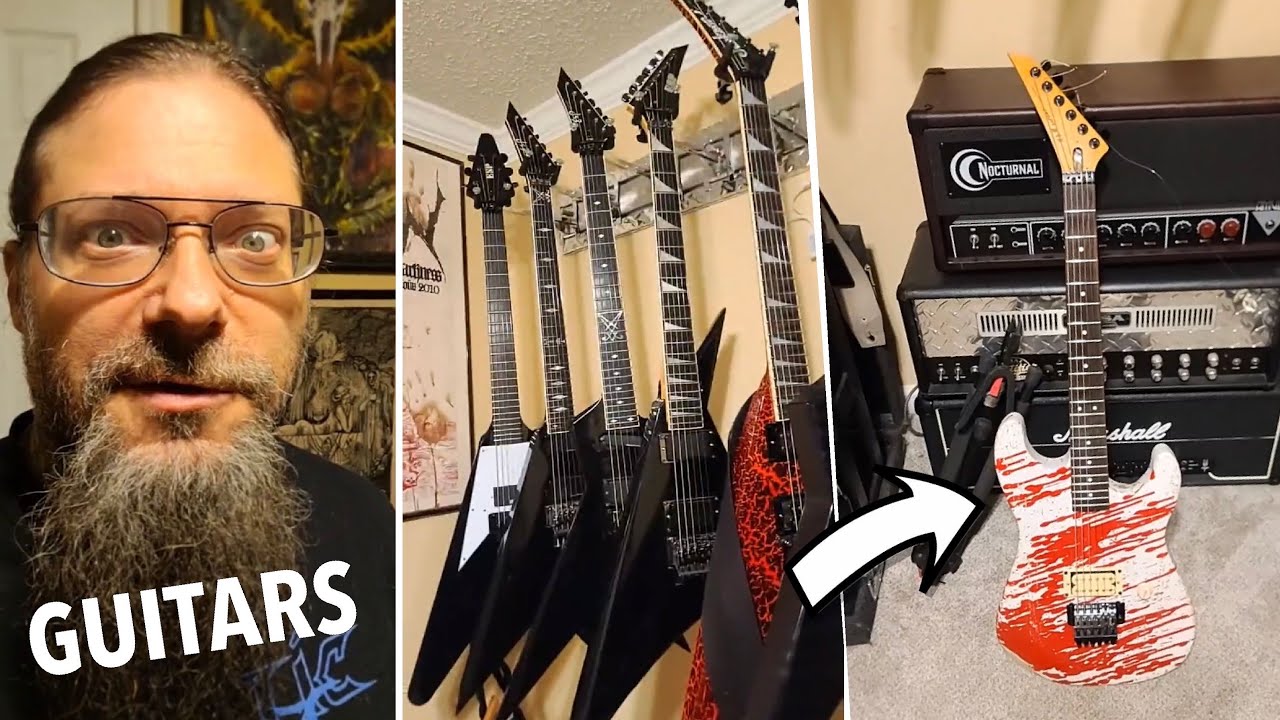 Sammy Shows off Some Guitars in his Collection