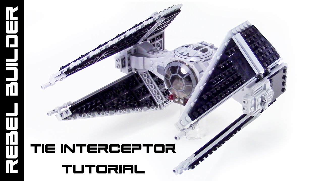 LEGO Star Wars TIE Interceptor Stop Motion Tutorial!
