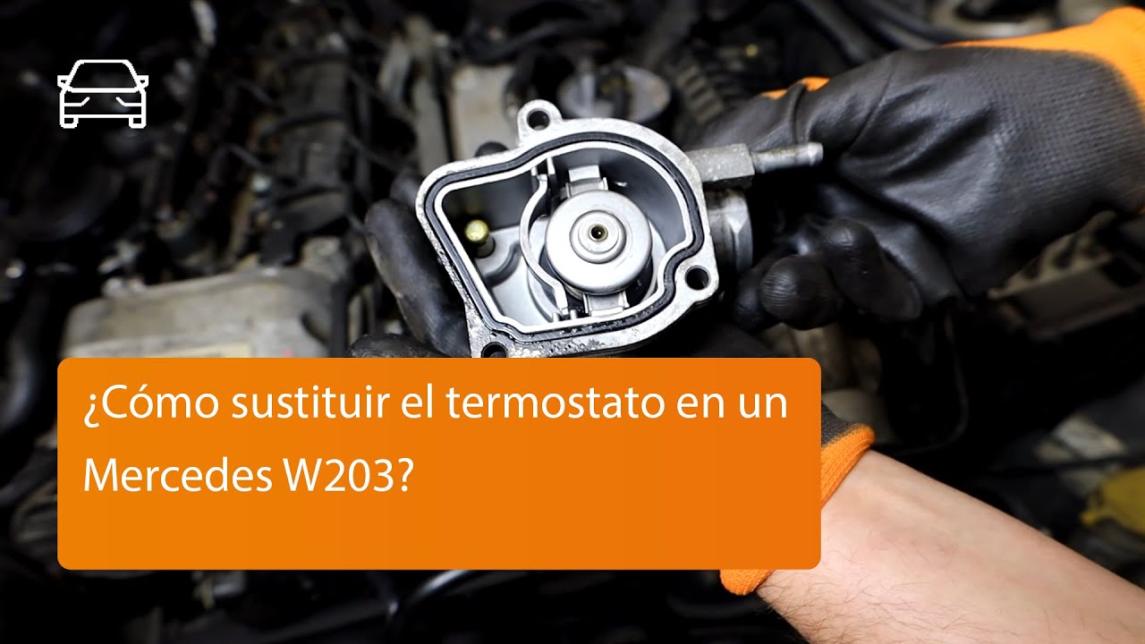 ¿Cómo sustituir el termostato en un Mercedes W203 CDI200 2.2DIESEL OM611?