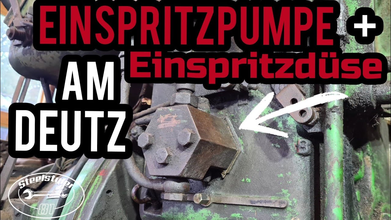 Einspritzpumpe  am #Deutz kaputt  !!  - Komplett Überholung am Trecker wenn sie fest ist
