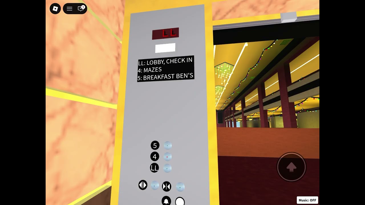 Roblox Express Elevator in the Tanner Tower at the Grand Four Points Hotel