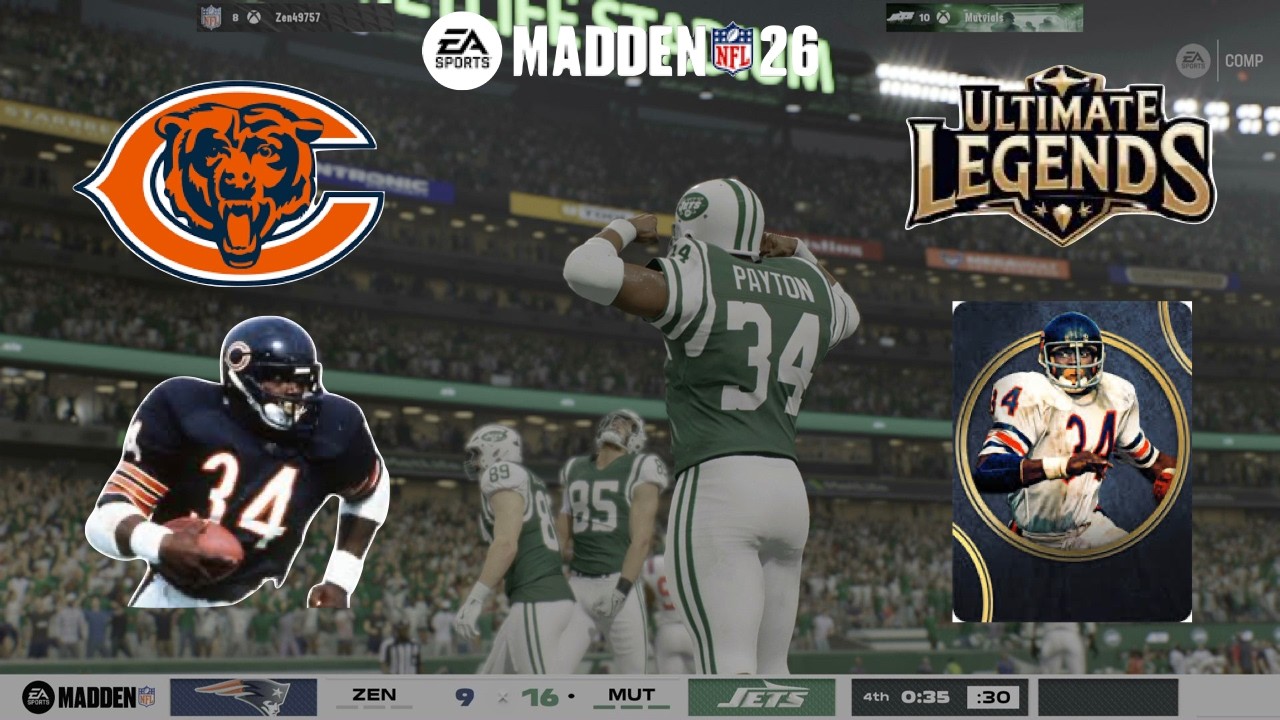 I Put Walter Payton At QB And He's Unstoppable!
