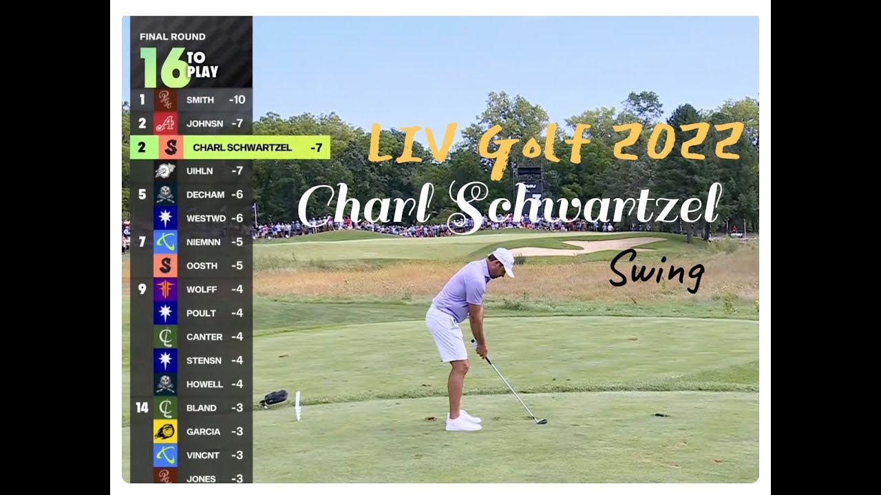 Charl Schwartzel l LIV Golf 2022 l Iron Swing l Must Watch Before Rounding l 발런스가 좋은 선수 l 이미지 트레이닝