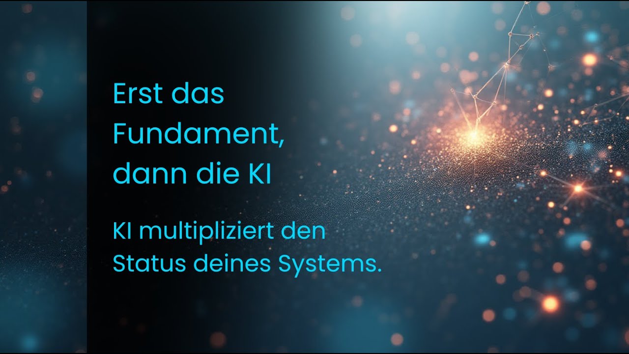 Warum KI ohne stabiles Fundament scheitert (und was zuerst stehen muss)