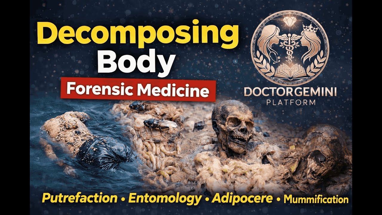Putrefaction, Entomology, Adipocere & Mummification | Forensic Medicine | JSMU