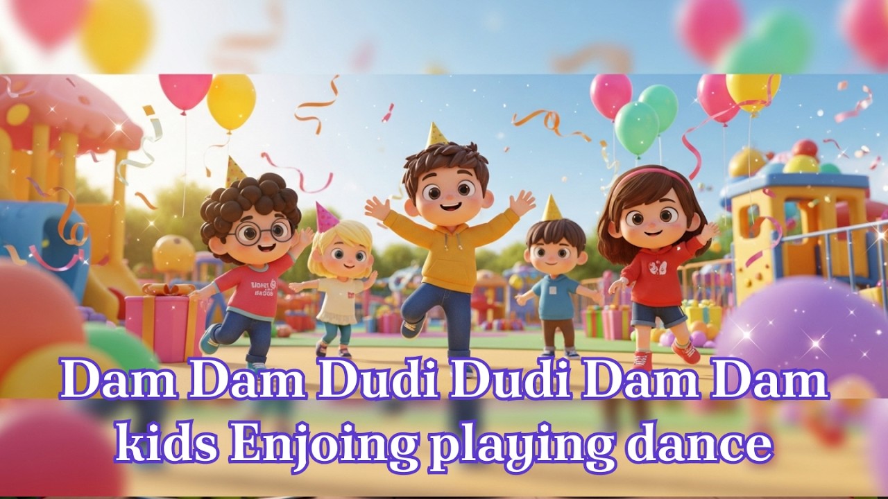 Dam Dam Dudi Dudi Dam Dam kids Enjoing playing dance  #dudidudidam #dudidudidamdam #kidsvideo