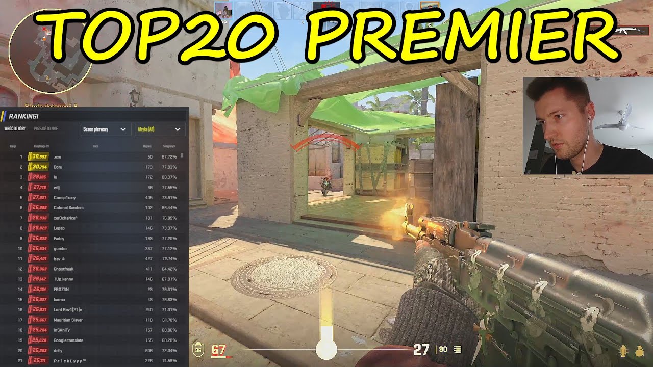 GRAM z TOP20 AFRYKI w CS2! | Mervo