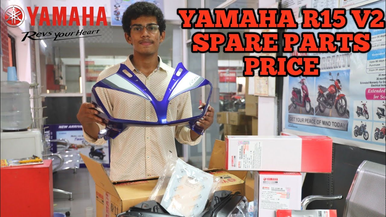R15 V2 Spare Parts Price// Yamaha Genuine Spare Parts// BvjTech