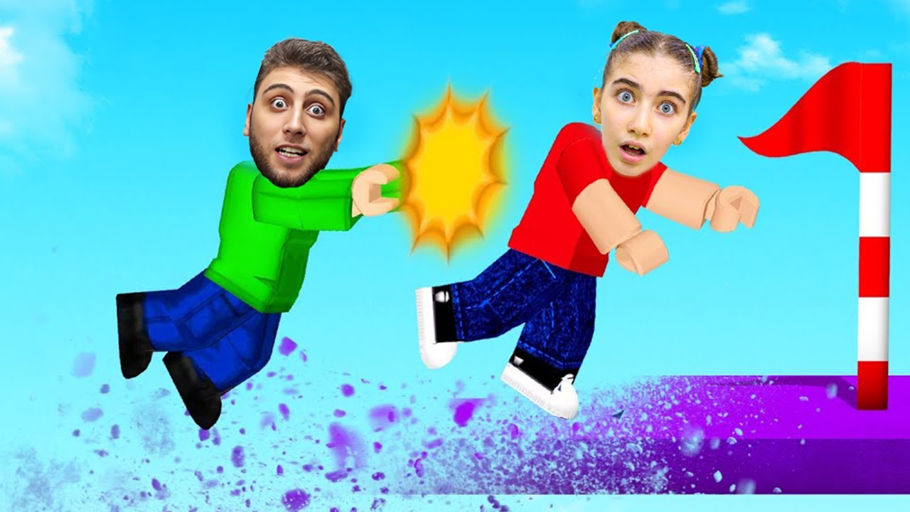 تحدي الفوز مع بعض في روبلوكس 😂😅
