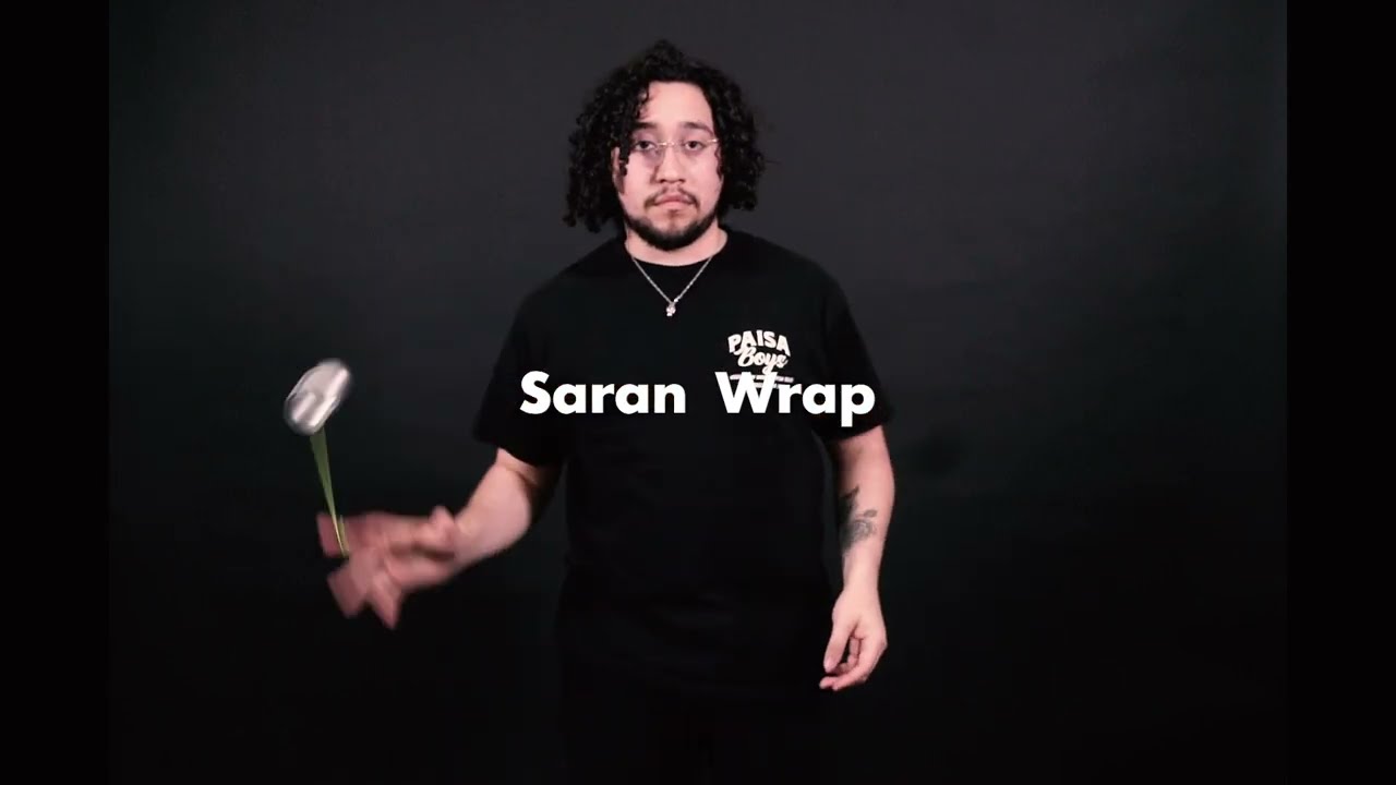 Caribou Lodge Cabin Tutorial - Saran Wrap