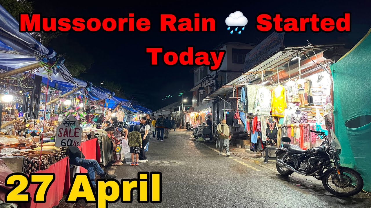 Mussoorie Today weather Change part 2 | Mussoorie Rain start today