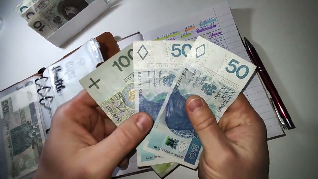 Распределение денег по конвертам / Февраль 2026.
