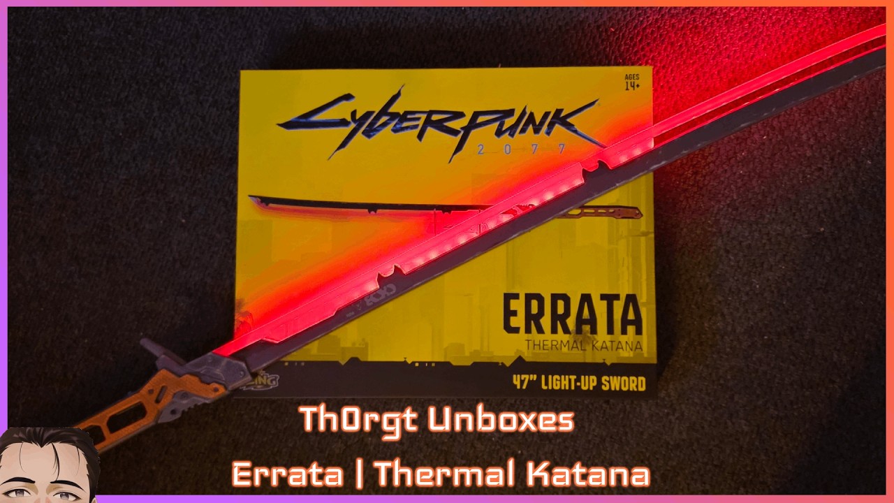 Cyberpunk 2077 | Errata Thermal Katana Unboxing