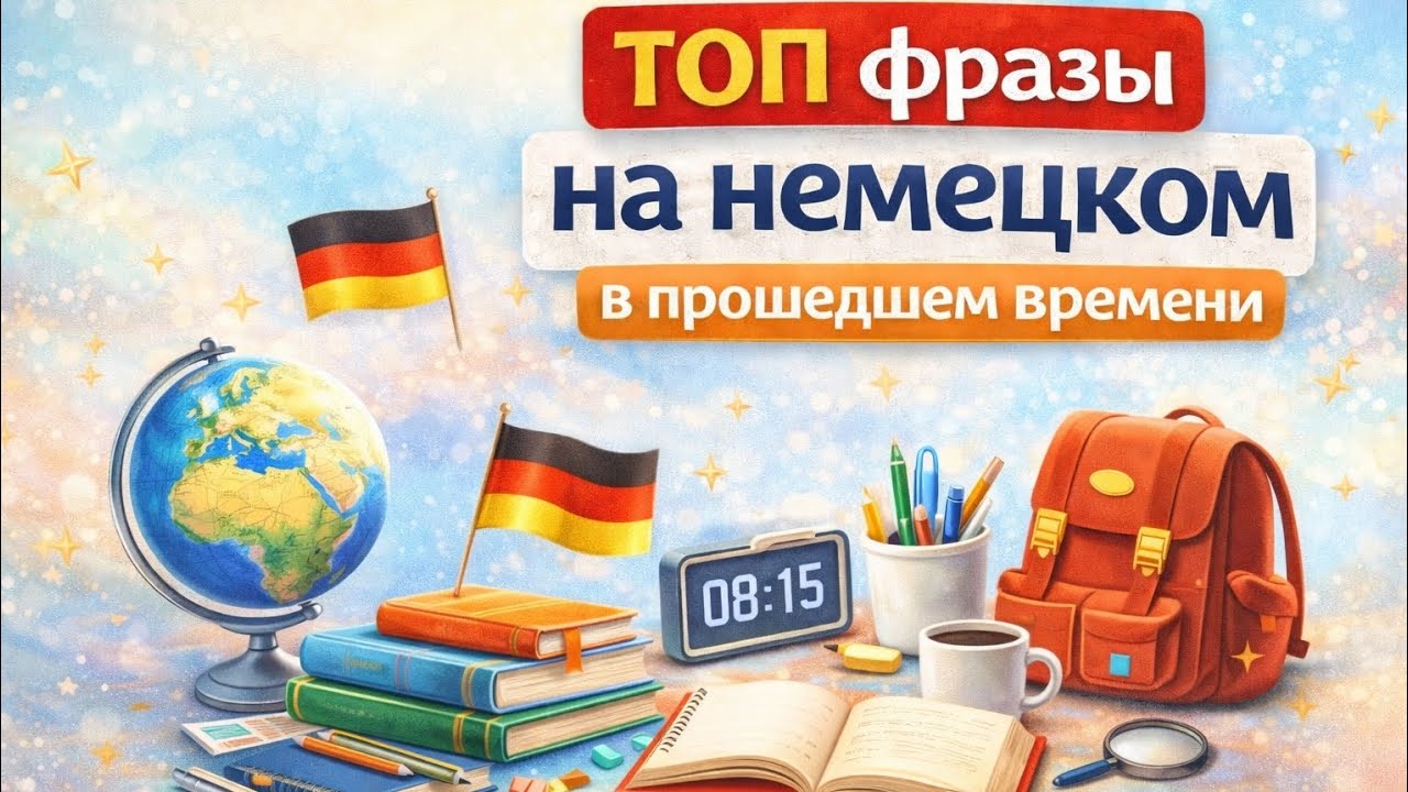 ТОП фразы на немецком в прошедшем времени, которые должен знать каждый