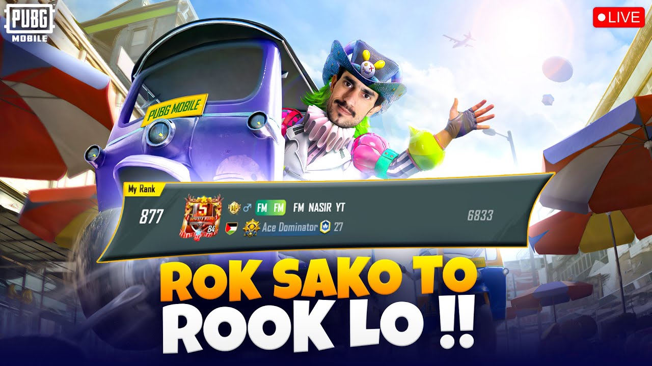 ULTIMATE RANK PUSH IN ASIA SERVER || FM NASIR YT