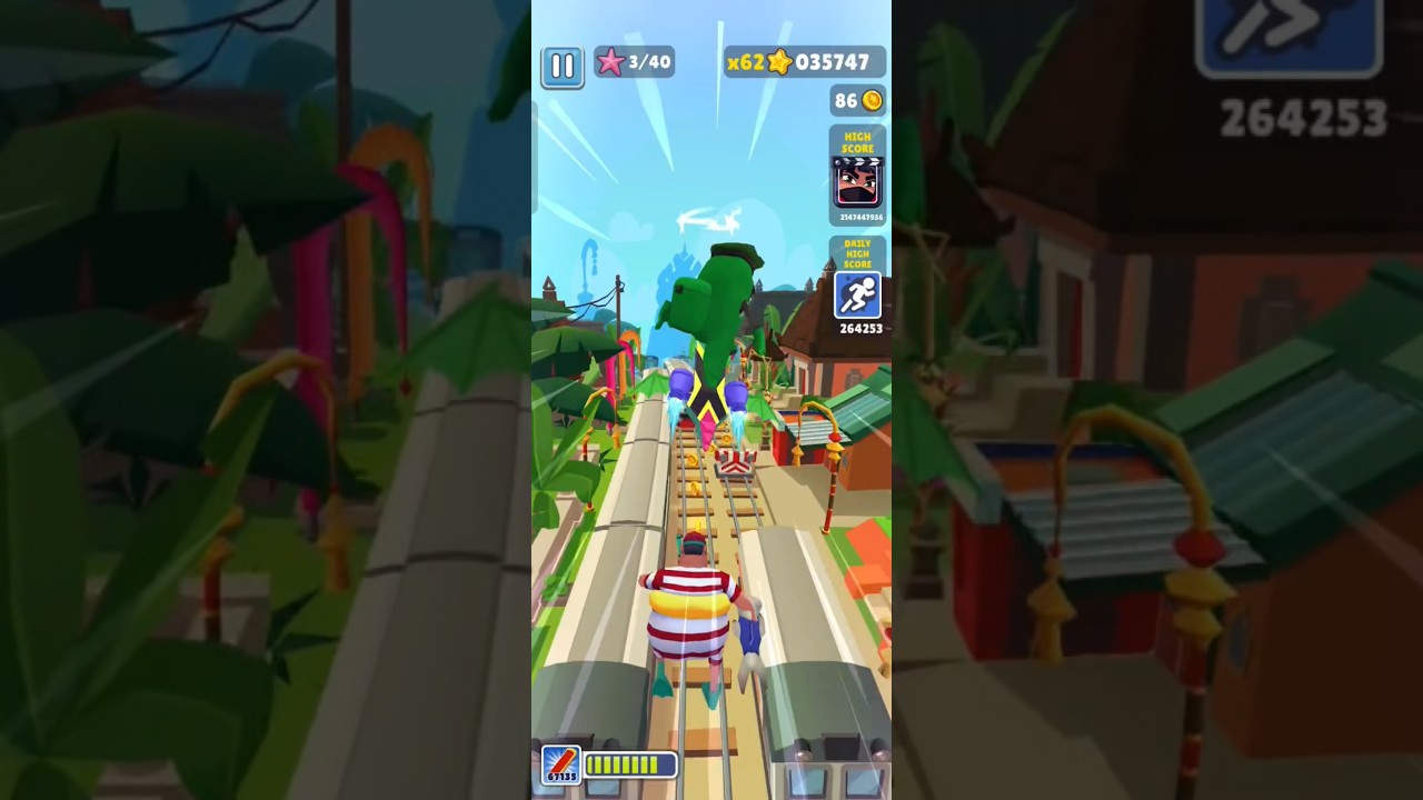 Wait For end 😱Crewman guard 🐰 SUBWAY SURFERS World tour Bali 1166 shorts #shortsfeed #subwaysurfers