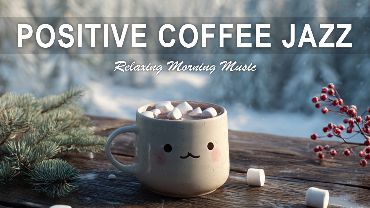 Positive Coffee Jazz ☕ Smooth Jazz for Relax, Focus & Cozy Coffee Moments